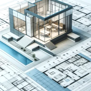 modern style Central Florida home blueprint